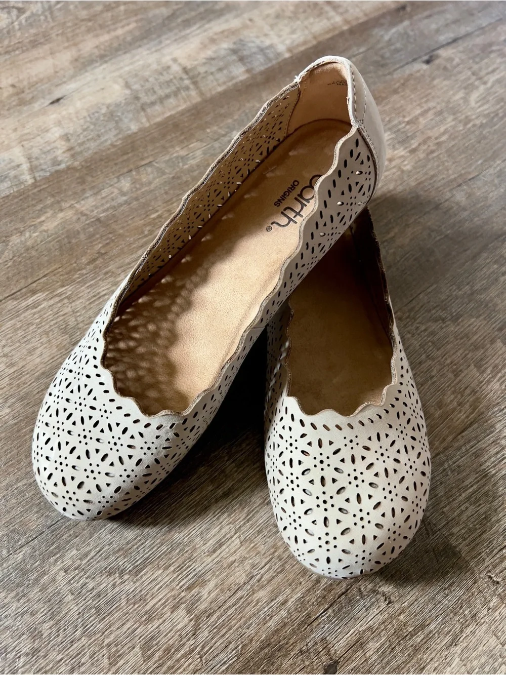 Earth Bria Round Toe Ballet Flats Casual Slip-On Shoes- Size 10 WIDE